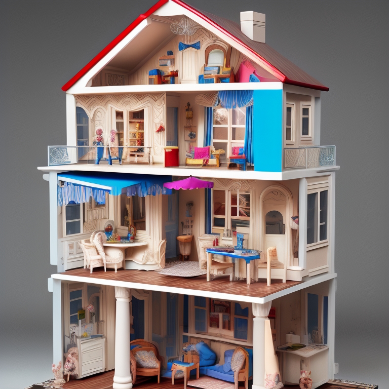 Dream House Dollhouse view 2