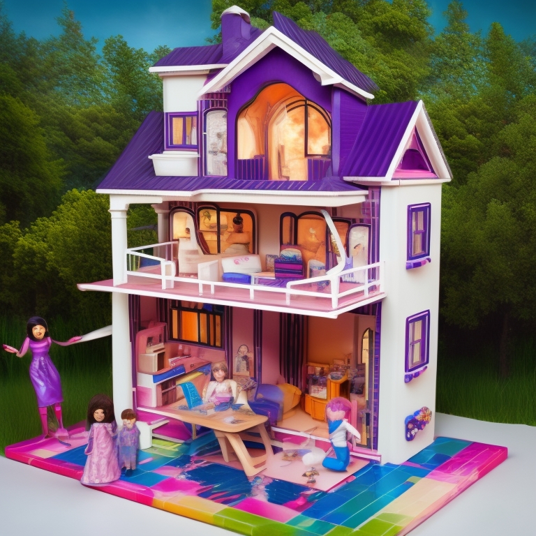 Dream House Dollhouse view 3
