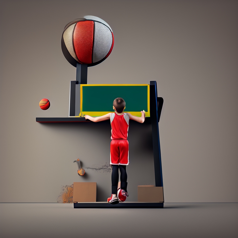 Junior Basketball Hoop view 3