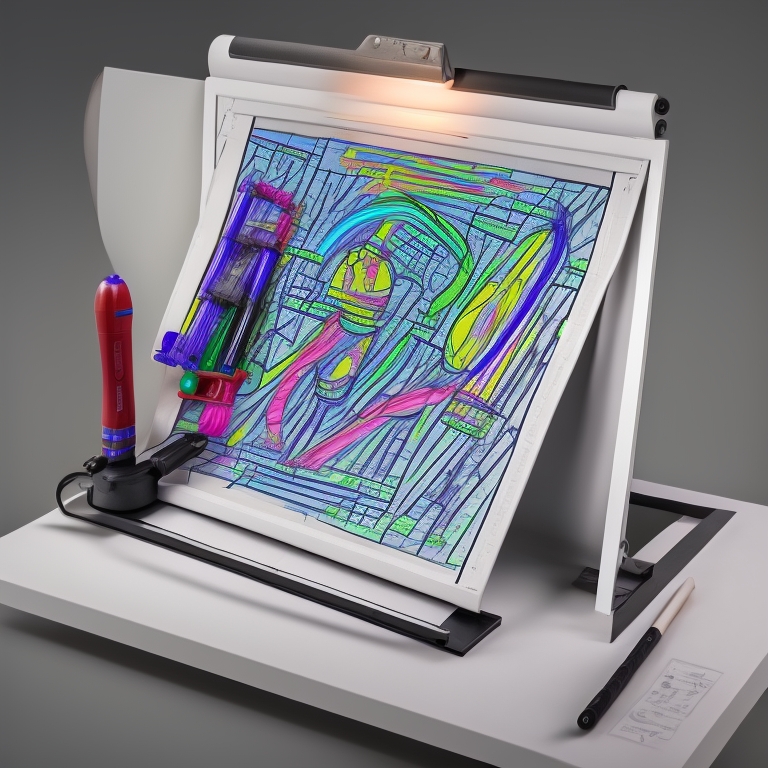 Light-Up Drawing Board view 2