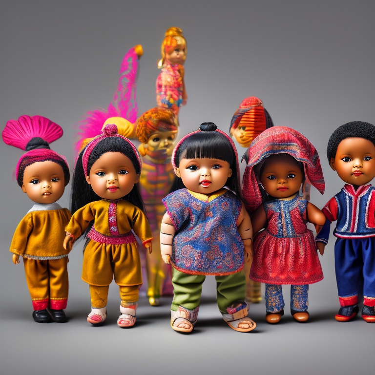 Multicultural Doll Set