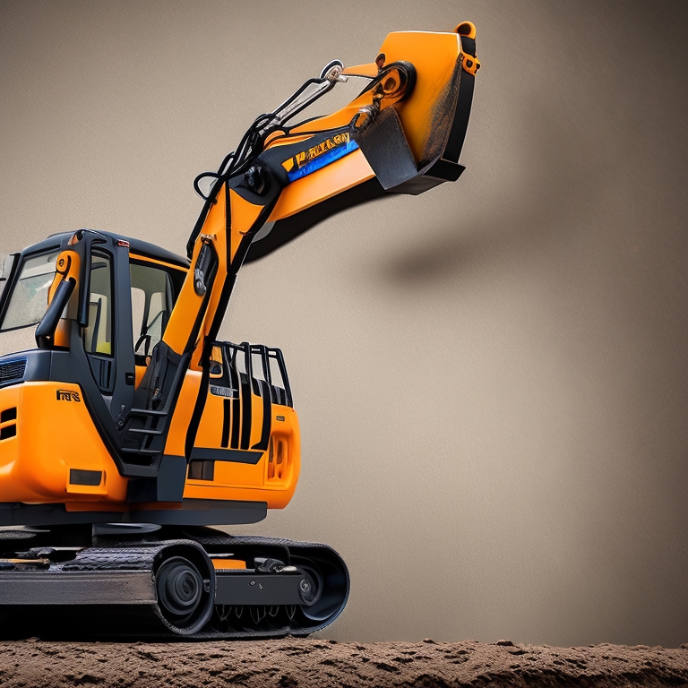 RC Excavator view 2