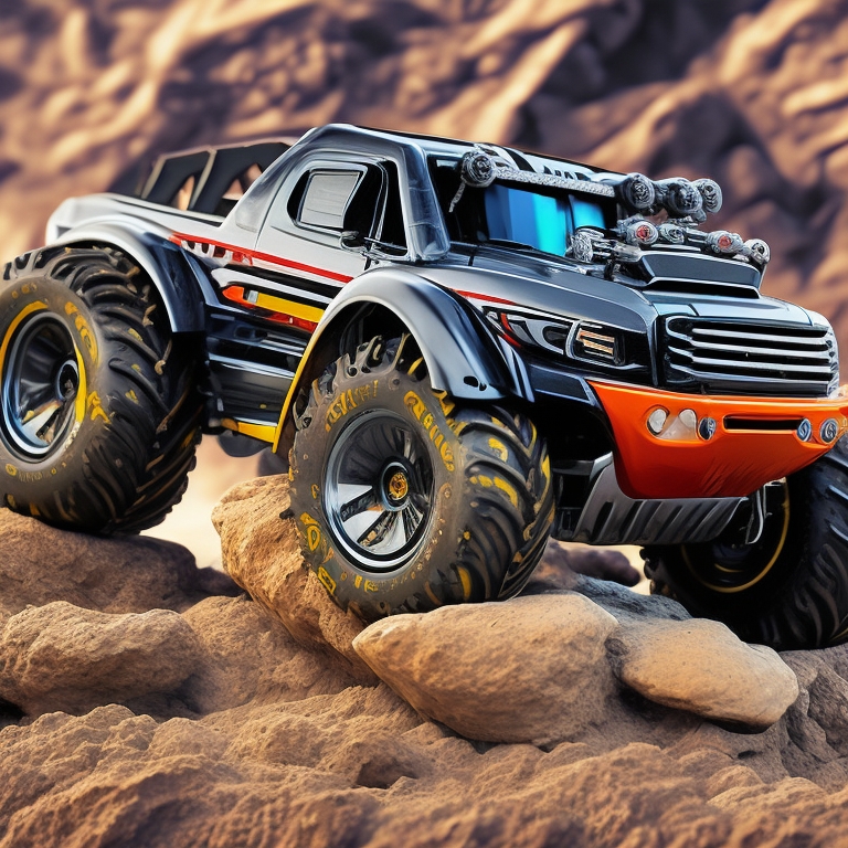 RC Monster Truck view 3