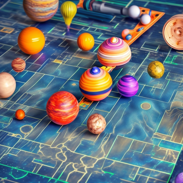 Solar System Model view 3