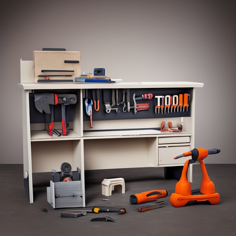 Tool Workshop Bench view 2