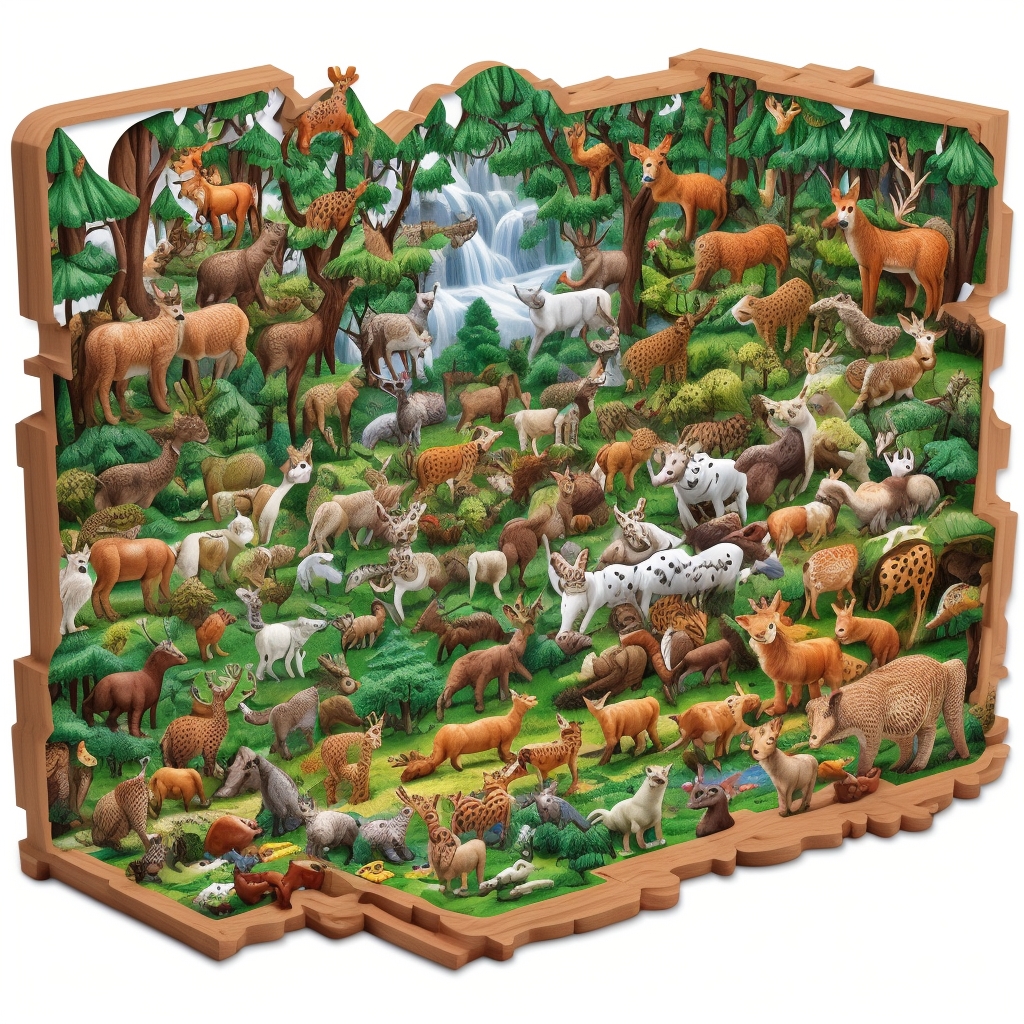 Woodland Critters Puzzle view 2